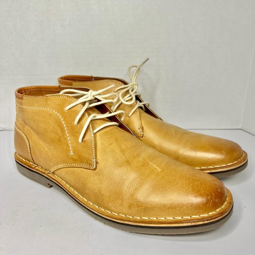 Steve Madden Leather Men's Harpoon Chukka Boots